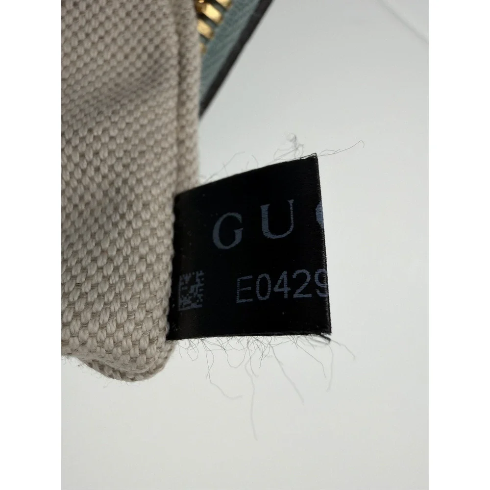 Gucci Ophidia Medium Duffle Bag in Blue GG Supreme Canvas and Leather